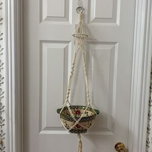 Potey macramé various plant hangers with S hooks & hanging screws